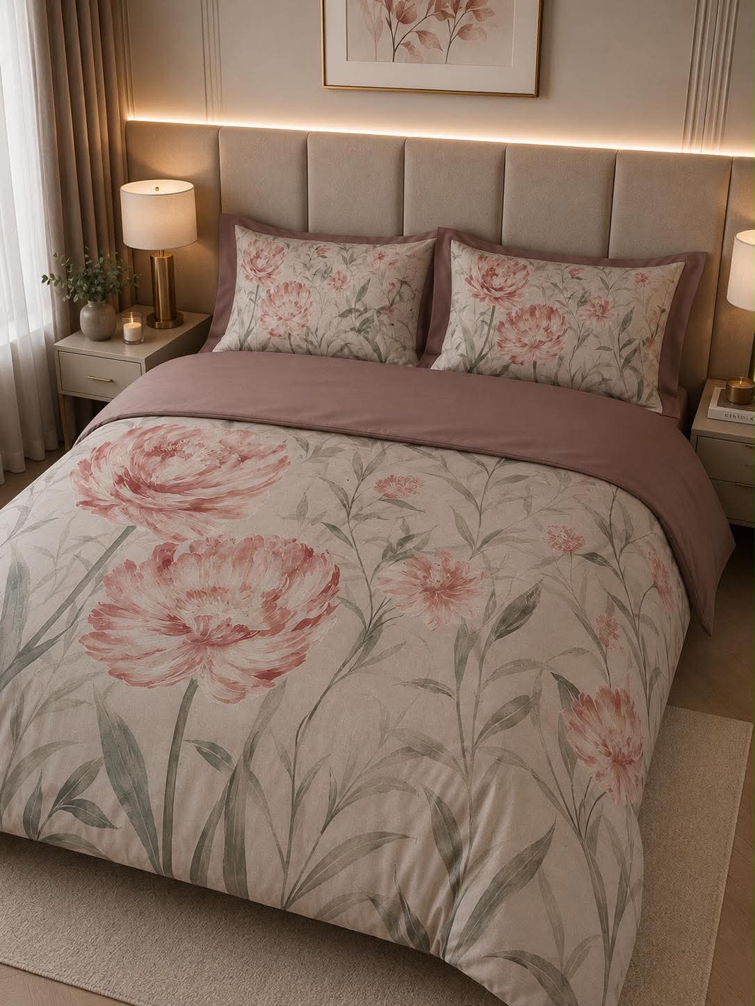 Parure De Lit 4 Pièces