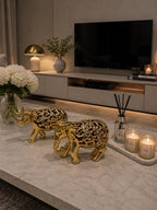 Lot de 2 éléphants Décoratifs