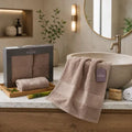Ensemble Draps de Bain 3 Pièces Coton