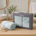 Ensemble Draps de Bain 3 Pièces Coton