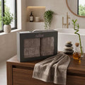 Ensemble Draps de Bain 3 Pièces Coton