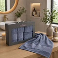 Ensemble Draps de Bain 3 Pièces Coton