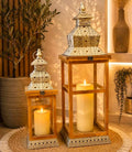 Ensemble de 2 Lanternes Décoratives