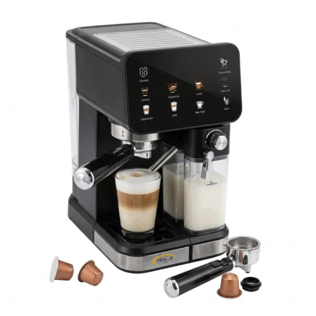 Machine à Café Expresso Prova 10 en 1 - 1350W - 1,5L