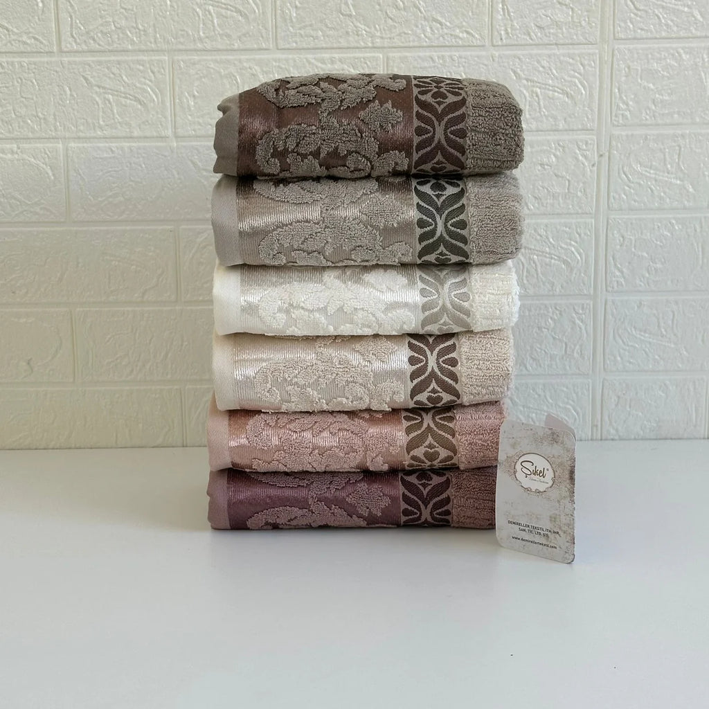 Pack de 6 Serviettes de Bain Haut- Qualité